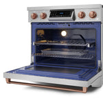 Thor Kitchen Stainless Steel Freestanding Professional Electric Range |Gordon Ramsay Series (6 cu.ft) - RSE36-RSG