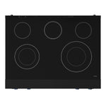 Thor Kitchen Black Stainless Steel Freestanding Professional Electric Range|Gordon Ramsay Series (6 cu.ft) - RSE36B-BLU