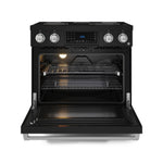 Thor Kitchen Black Stainless Steel Freestanding Professional Electric Range |Gordon Ramsay Series (6 cu.ft) - RSE36B-SS