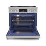 Thor Kitchen Stainless Steel Freestanding Professional Electric Range|Gordon Ramsay Series (6 cu.ft) - RSE36
