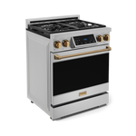 Thor Kitchen Stainless Steel Freestanding Professional Gas Range|Gordon Ramsay Series (4.55 cu.ft.) - RSG30-BRZ
