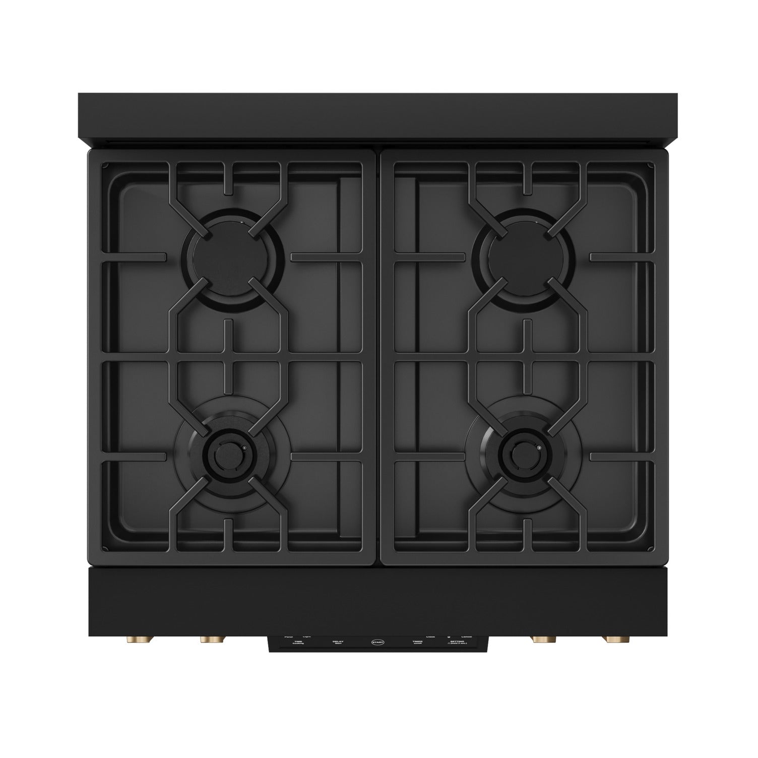 Thor Kitchen Black Stainless Steel Freestanding Professional Liquid Propane Gas Range|Gordon Ramsay Series (4.55 cu.ft.) - RSG30BLP-BRZ