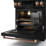Thor Kitchen Black Stainless Steel Freestanding Professional Liquid Propane Gas Range|Gordon Ramsay Series (4.55 cu.ft.) - RSG30BLP-RSG