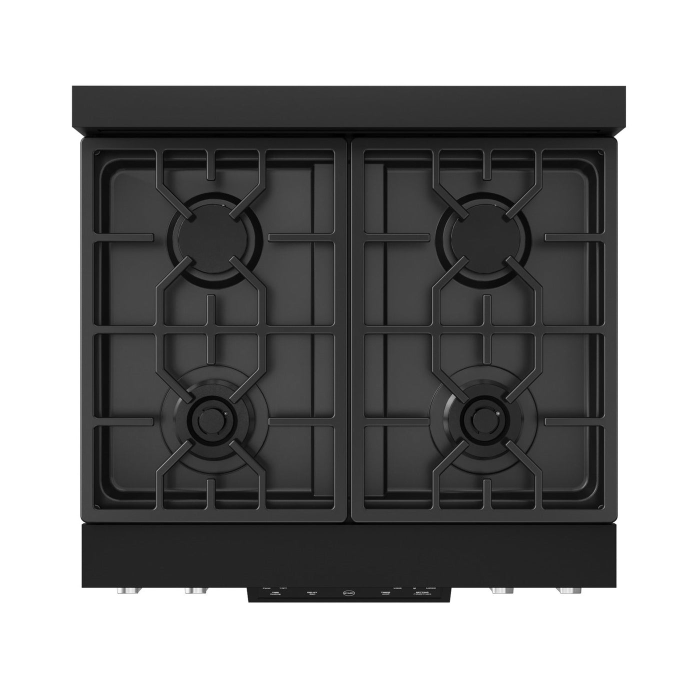 Thor Kitchen Black Stainless Steel Freestanding Professional Liquid Propane Gas Range|Gordon Ramsay Series (4.55 cu.ft.) - RSG30BLP-SS
