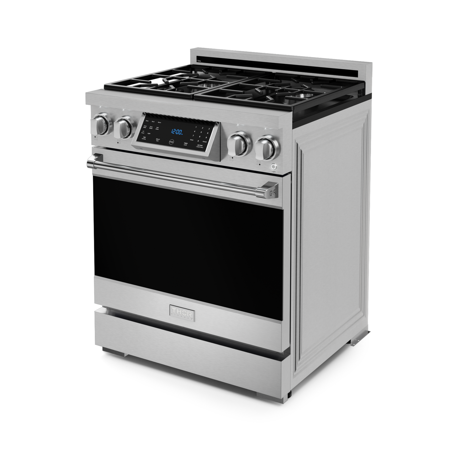 Thor Kitchen Stainless Steel Freestanding Professional Liquid Propane Gas Range|Gordon Ramsay Series (4.55 cu.ft.) - RSG30LP