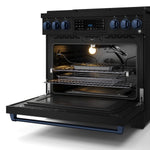 Thor Kitchen Black Stainless Steel Freestanding Professional Gas Range|Gordon Ramsay Series (6 cu.ft.) - RSG36B-BLU