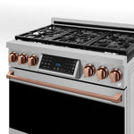 Thor Kitchen Stainless Steel Freestanding Professional Liquid Propane Gas Range|Gordon Ramsay Series (6 cu.ft.) - RSG36LP-RSG