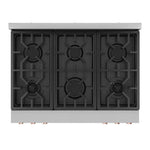 Thor Kitchen Stainless Steel Freestanding Professional Liquid Propane Gas Range|Gordon Ramsay Series (6 cu.ft.) - RSG36LP-RSG