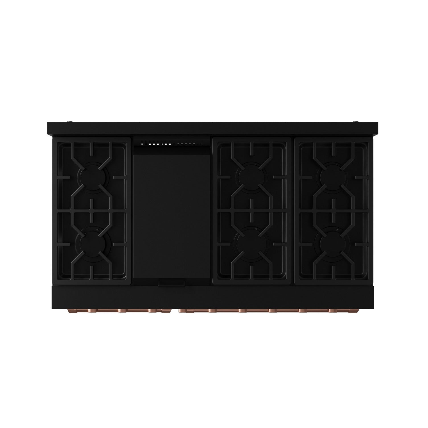 Thor Kitchen Black Stainless Steel Freestanding Professional Double Oven Liquid Propane Gas Range|Gordon Ramsay Series (7 cu.ft.) - RSG48EBLP-RSG