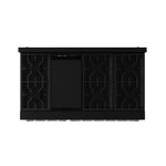 Thor Kitchen Black Stainless Steel Freestanding Professional Double Oven Liquid Propane Gas Range|Gordon Ramsay Series ( cu.ft.) - RSG48EBLP-SS