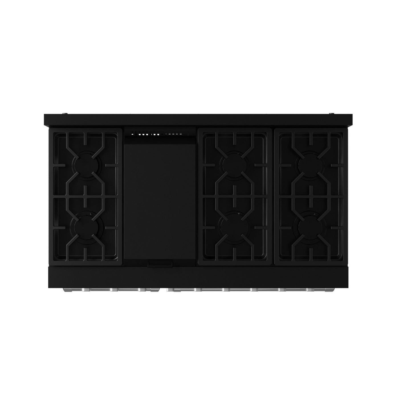 Thor Kitchen Black Stainless Steel Freestanding Professional Double Oven Liquid Propane Gas Range|Gordon Ramsay Series ( cu.ft.) - RSG48EBLP-SS