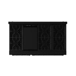 Thor Kitchen Black Stainless Steel Freestanding Professional Double Oven Gas Range|Gordon Ramsay Series (7 cu.ft.) - RSG48EB