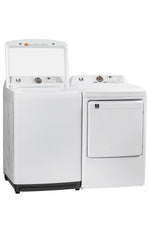 L2 White Electric Dryer with French Display (7.5 Cu. Ft) - LE52N1BWWCFR