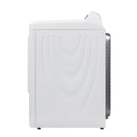 L2 White Electric Dryer with French Display (7.5 Cu. Ft) - LE52N1BWWCFR