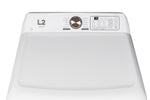 L2 White Top Load Washer (5.2 Cu. Ft) & White Electric Dryer (7.5 Cu. Ft) - LT52N1BWWC/LE52N1BWWC