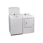 L2 White Electric Dryer with French Display (6.7 Cu. Ft) - LE43A3AWWFR