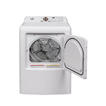 L2 White Electric Dryer with French Display (6.7 Cu. Ft) - LE43A3AWWFR