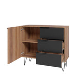 Velling 35" Sideboard - Brown/Black