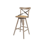Blagardsgade Rattan Swivel Counter Stool Set - Sundried - Set of 2