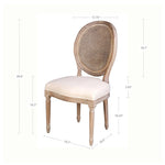 Blagardsgade Dining Chair Set - Antique Linen - Set of 2