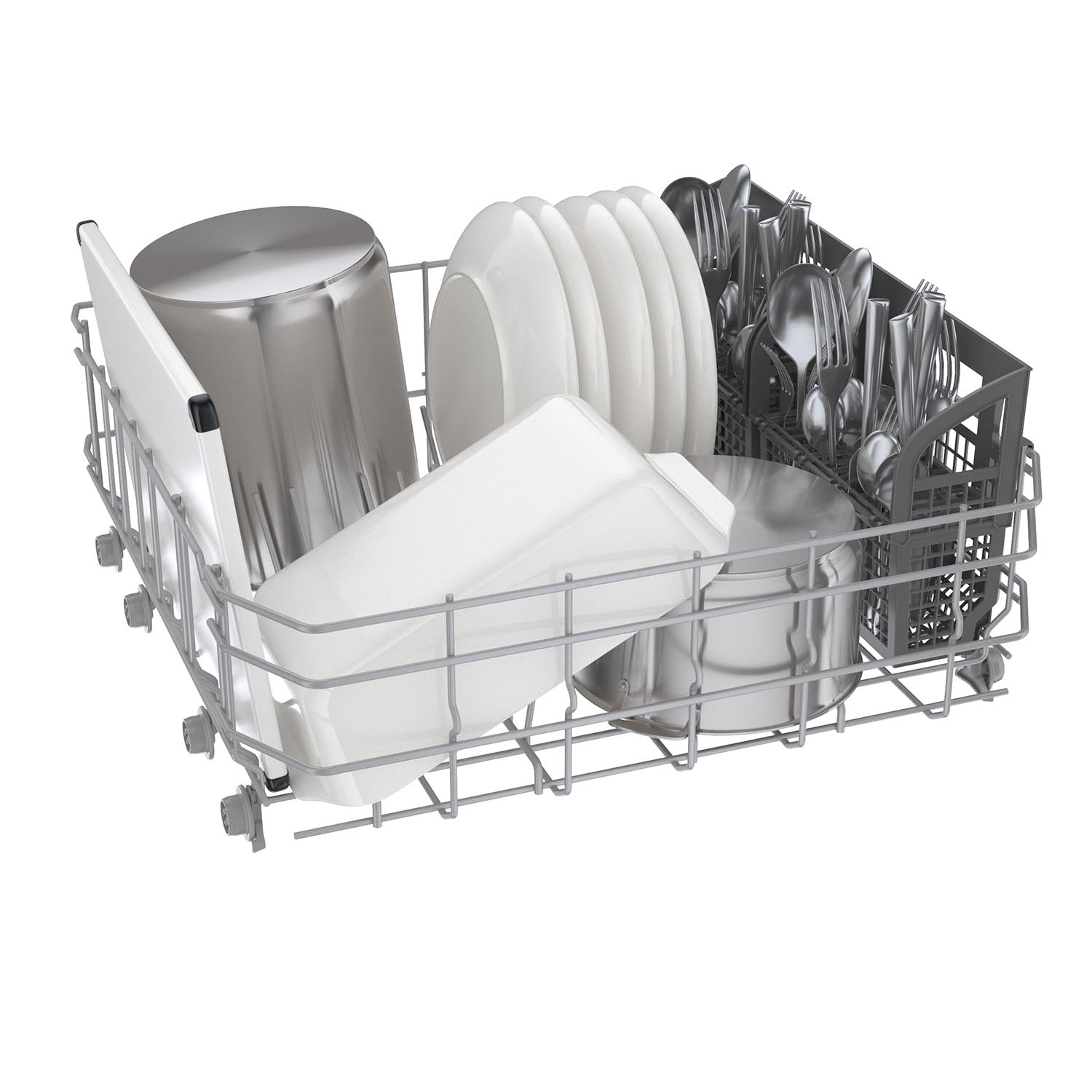 Bosch Stainless Steel Anti Fingerprint 24" Smart Dishwasher with Home Connect - SHE3AEM5N