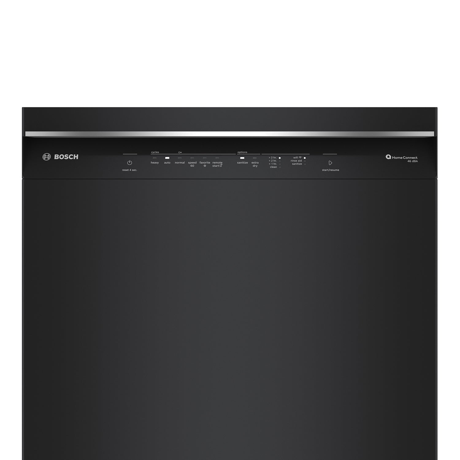 Bosch Black 24" Smart Dishwasher with Home Connect, Third Rack - SHE53C86N