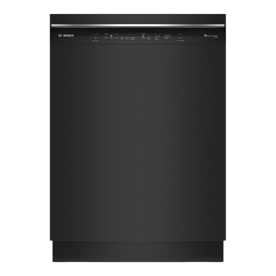 Bosch Black 24" Smart Dishwasher with Home Connect, Third Rack - SHE53C86N