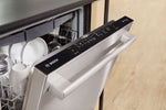 Bosch Stainless Steel Anti Fingerprint 24" Smart Dishwasher with Home Connect, Third Rack - SHX5AEM5N
