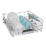 Bosch Black Stainless Steel 24" Smart Dishwasher with Home Connect, Third Rack - SHX78CM4N