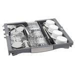 Bosch Black Stainless Steel 24" Smart Dishwasher with Home Connect, Third Rack - SHX78CM4N