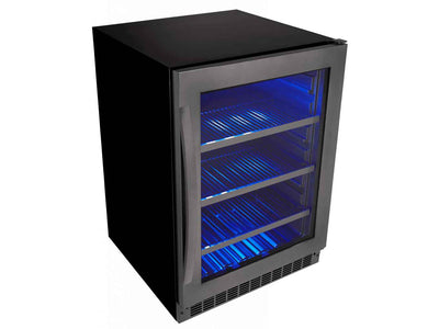 Danby Silhouette Black And Stainless Wine Cooler 50 Bottle - SWC057D1BSS