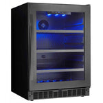 Danby Silhouette Black And Stainless Wine Cooler 50 Bottle - SWC057D1BSS