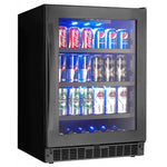 Danby Silhouette Black And Stainless Wine Cooler 50 Bottle - SWC057D1BSS