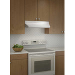 Broan White 30" 210 Max CFM Under-the-Cabinet Range Hood - BU230WW