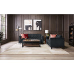 Anthena Polyester Sofa - Charcoal