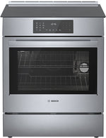 Bosch Stainless Steel Slide-In Induction Convection Range (4.6 Cu.Ft) - HII8057C