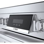 Bosch Stainless Steel 30" Industrial-Style Electric Induction Range (3.9 cu. ft.) - HIS8055C