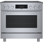 Bosch Stainless Steel 36" Industrial-Style Electric Induction Range (3.7 cu. ft.) - HIS8655C