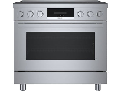 Bosch Stainless Steel 36" Industrial-Style Electric Induction Range (3.7 cu. ft.) - HIS8655C
