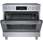 Bosch Stainless Steel 36" Industrial-Style Electric Induction Range (3.7 cu. ft.) - HIS8655C