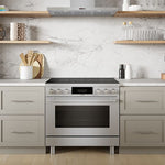 Bosch Stainless Steel 36" Industrial-Style Electric Induction Range (3.7 cu. ft.) - HIS8655C
