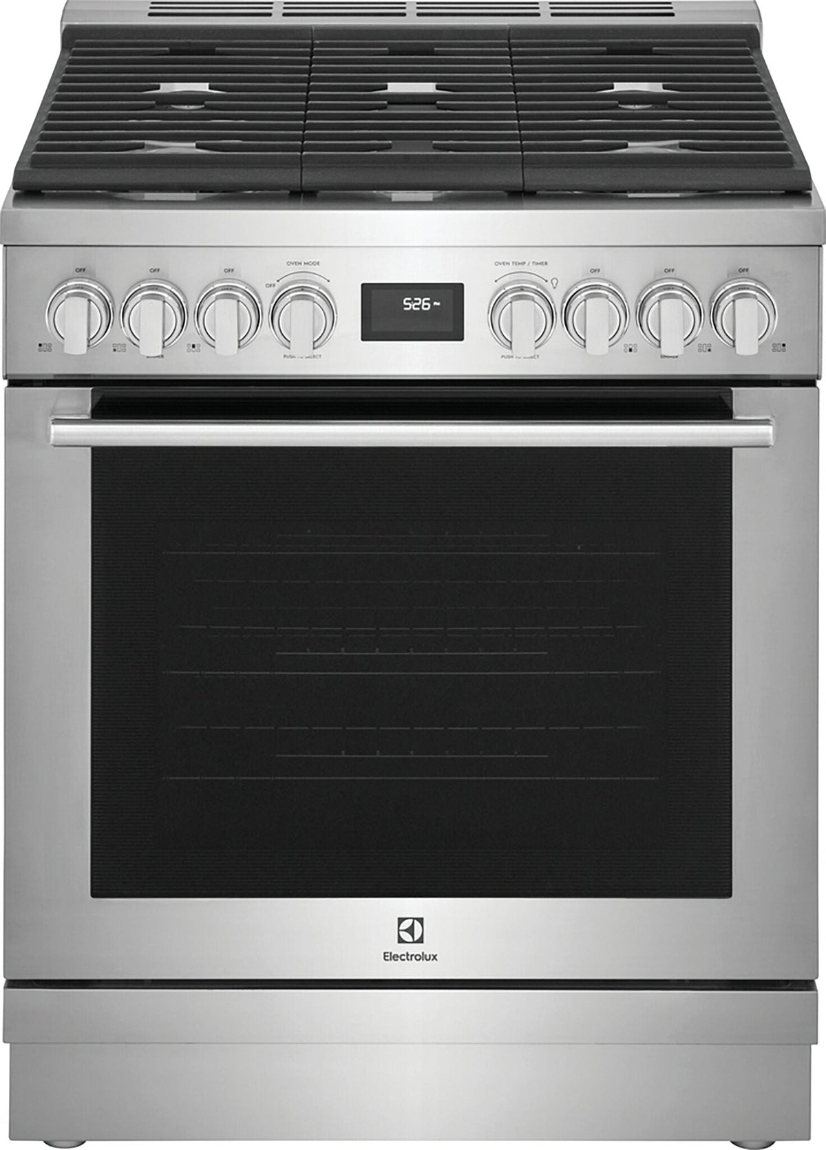 Electrolux Stainless Steel Freestanding Dual-Fuel Range (4.6 Cu. Ft.) - ECFD3068AS