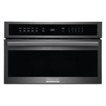 Frigidaire Gallery Black Stainless Steel 30" Built-In Microwave Oven with Drop-Down Door (1.6 Cu. Ft.) - GMBD3068AD