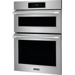 Frigidaire Professional 30" Smudge-Proof Stainless Steel Combination Wall Oven and Microwave with Total Convection and Air Fry (5.3 cu. ft.) - PCWM3080AF