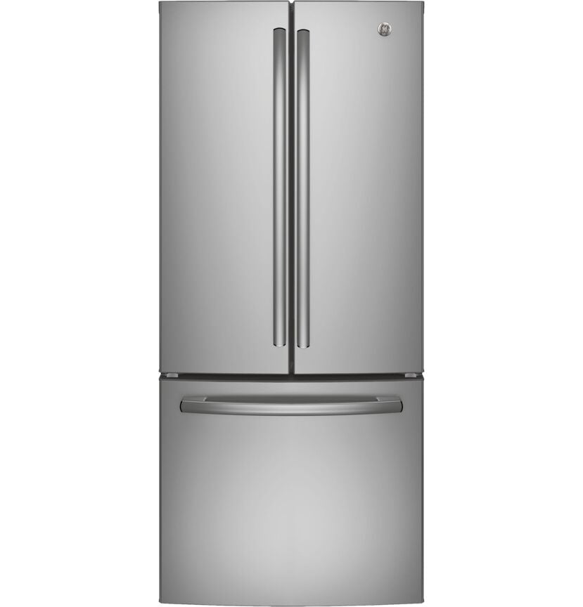 GE Fingerprint Resistant Stainless 30" French Door Refrigerator (20.8 cu ft)- GNE21DYRKFS