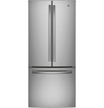 GE Fingerprint Resistant Stainless 30" French Door Refrigerator (20.8 cu ft)- GNE21DYRKFS