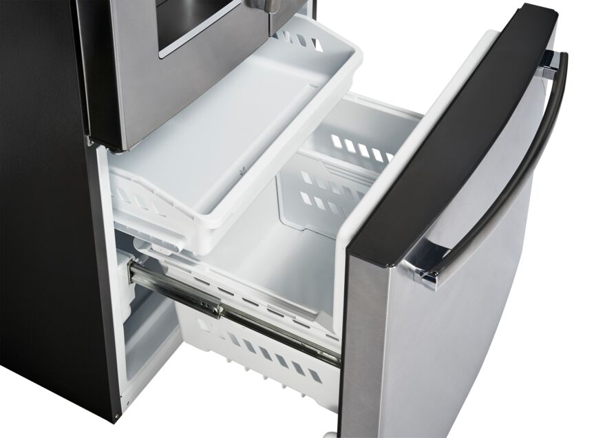 GE Profile Fingerprint Resistant Stainless 33" French Door Refrigerator (23.8 cu ft)- PFE24HYRKFS