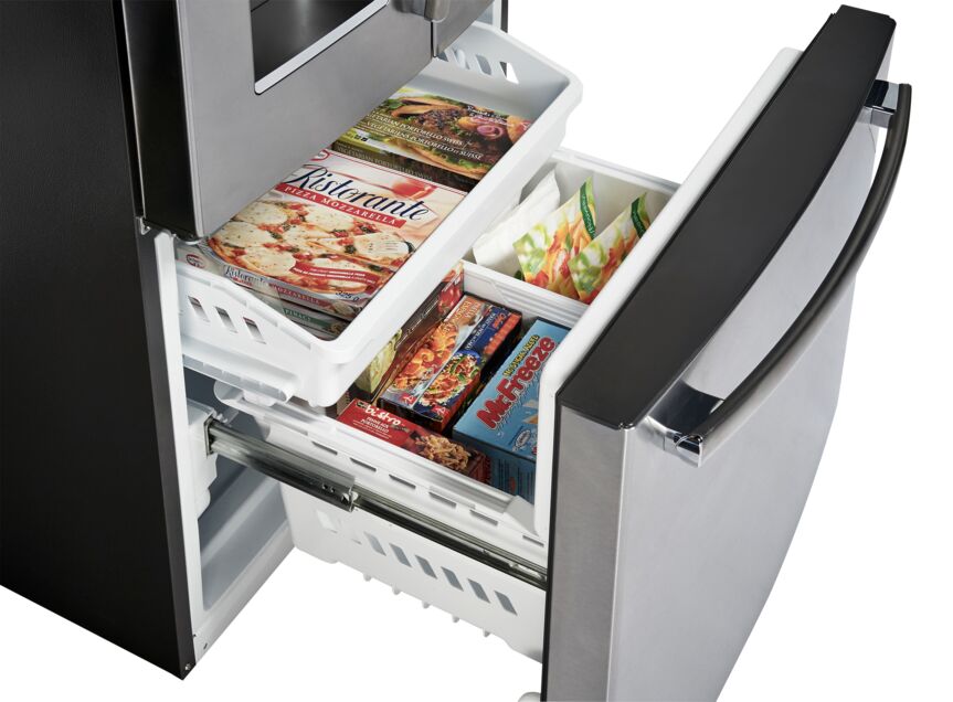 GE Profile Fingerprint Resistant Stainless 33" French Door Refrigerator (23.8 cu ft)- PFE24HYRKFS