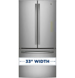 GE Profile Fingerprint Resistant Stainless 33" French Door Refrigerator (24.8 cu ft)- PNE25NYRKFS