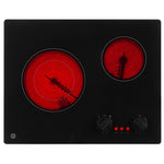 GE 21" Electric Cooktop Black - JP3021DPBB